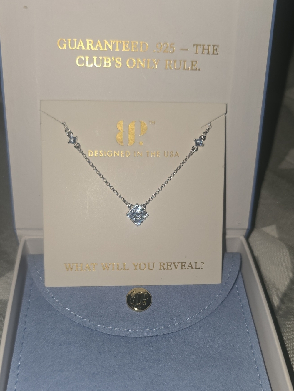Bomb Party Sterling Club Necklace